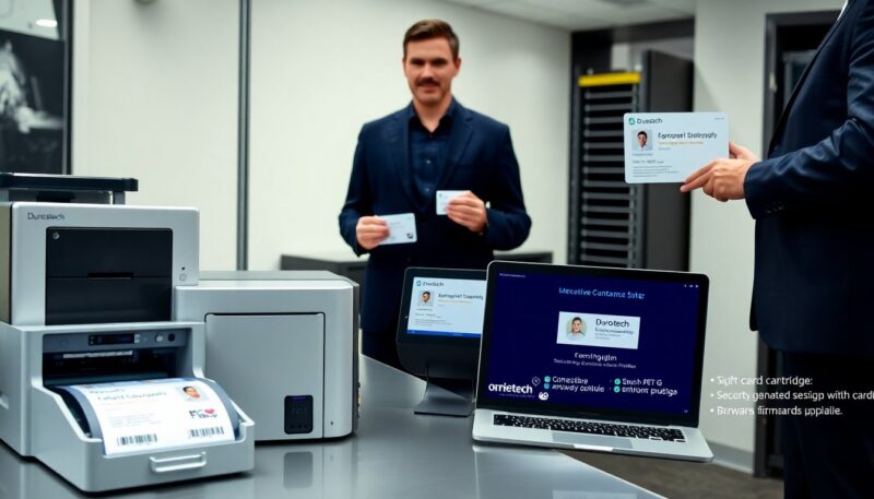 durostech id card printing technology